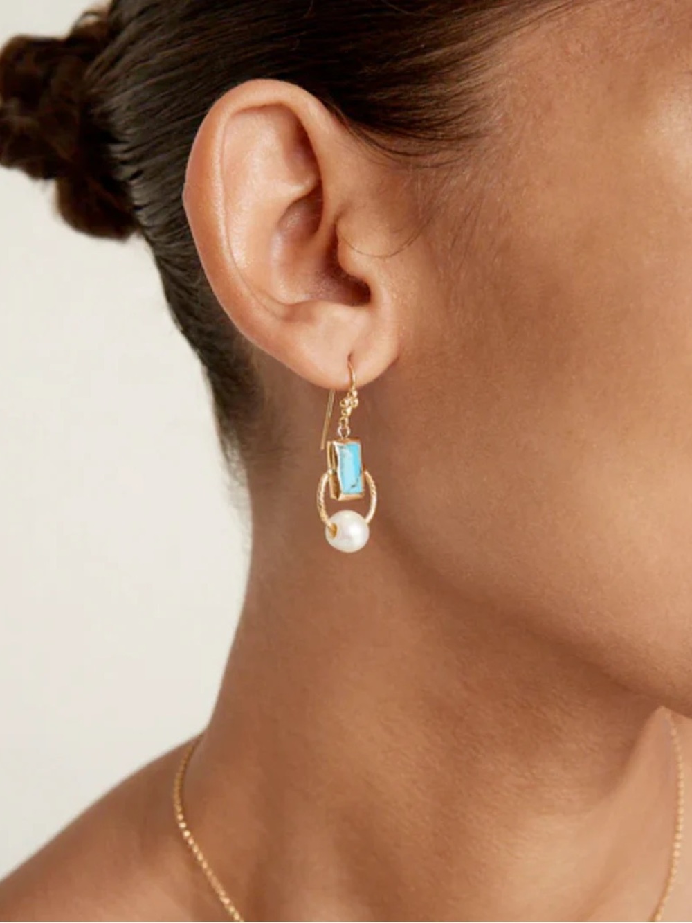 Chan Luu Halo Turquoise Mix Earrings